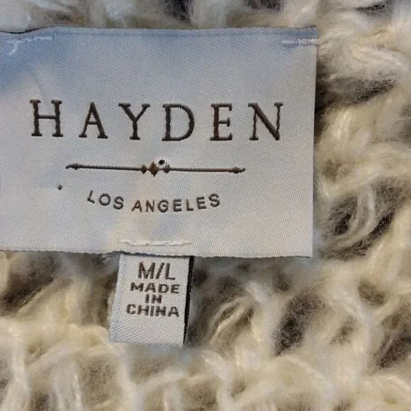 Hayden Shaggy Sweater. Y2k. Colorblock,  Austin Powers - Picture 7 of 8